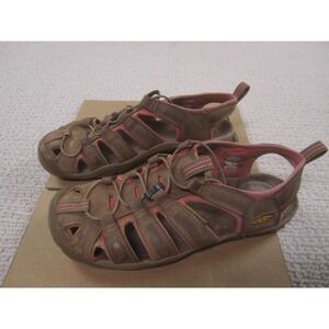 KEEN Shoes Womens Size 8 Brown Pink Outdoor Sandals Leather Hiking Water